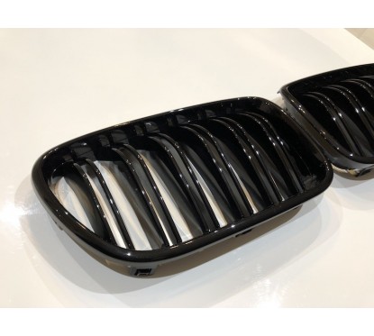 2x Grilles de Calandre BMW X3 F25 10-14 M Performance noir brillant