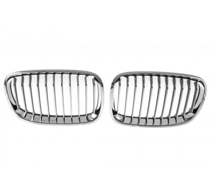 2x Grilles de Calandre BMW Serie 1 F20 F21 Chrome 11-15