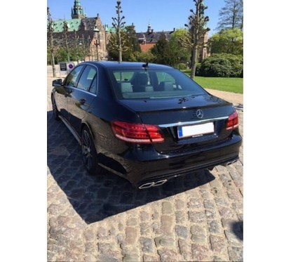 Pare-choc arrière Mercedes Classe E W212 S212 look E63 AMG (13-16)