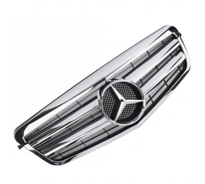 Calandre Mercedes Classe E Amg Design Chrome W212 09-13