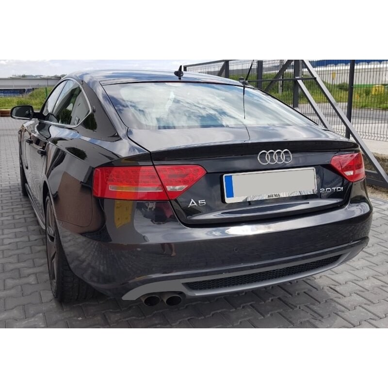 Diffuseur arrière Audi A5 Sportback 09-11 Look S-Line (2x sorties gauche)