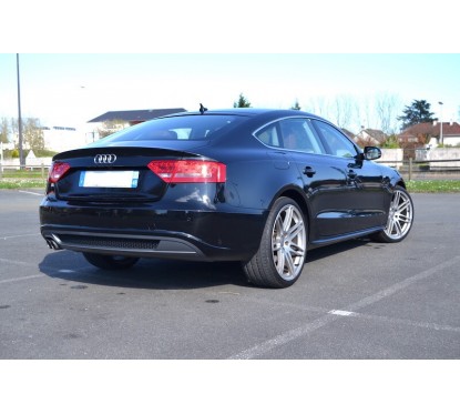 Diffuseur arrière Audi A5 Sportback 09-11 Look S-Line (2x sorties gauche)