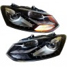 2x Phares LED adaptables sur Polo 6R 6C GTI Look xenon (09-17)