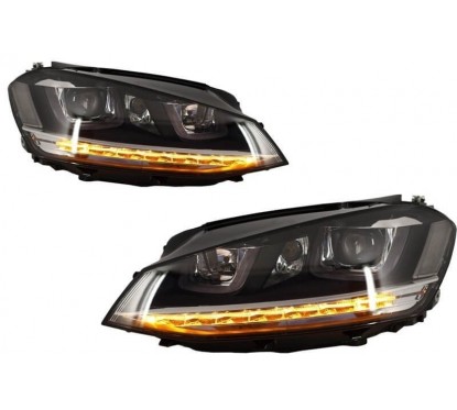 2x Phares LED adaptables sur Golf VII 7 GTD / R-Line look (12-17)