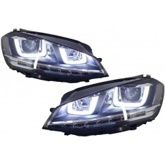 2x Phares LED adaptables sur Golf VII 7 GTD / R-Line look (12-17)