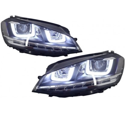 2x Phares LED adaptables sur Golf VII 7 GTD / R-Line look (12-17)