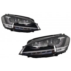 2x Phares LED adaptables sur Golf VII 7 GTD / R-Line look (12-17)