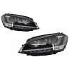 2x Phares LED adaptables sur Golf VII 7 GTD / R-Line look (12-17)