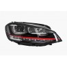 2x Phares LED adaptables sur Golf VII 7 GTI Red look 12-17