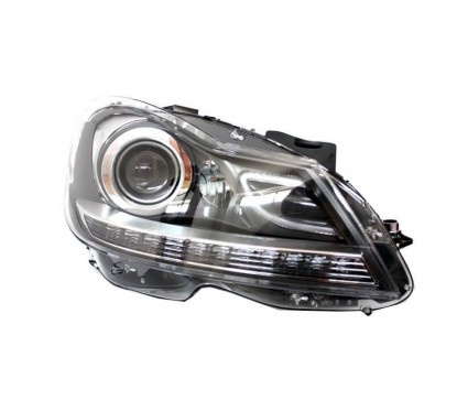 2x Phares avants xénon Mercedes Classe C W204 look facelift (07-14)