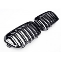 2x Grilles de Calandre M Performance BMW F20 F21 Noir Brillant 15-18