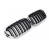 2x Grilles de Calandre M Performance BMW F20 F21 Noir/Chrome 15-18