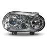 2 x Phares Vw Golf IV Look R32 Chrome