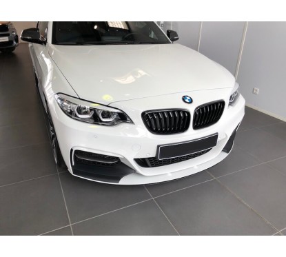 2x Grilles de Calandre BMW Serie 2 F22 F23 Noir brillant