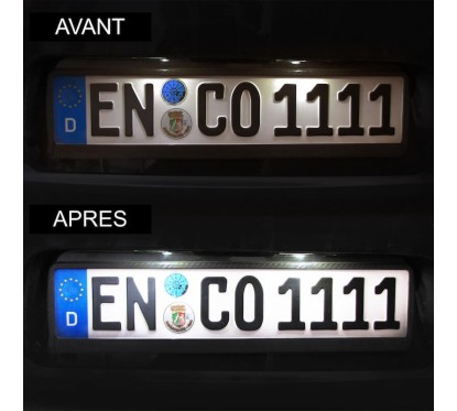 Eclairage de plaque LED Audi A6 C7 (10-18)