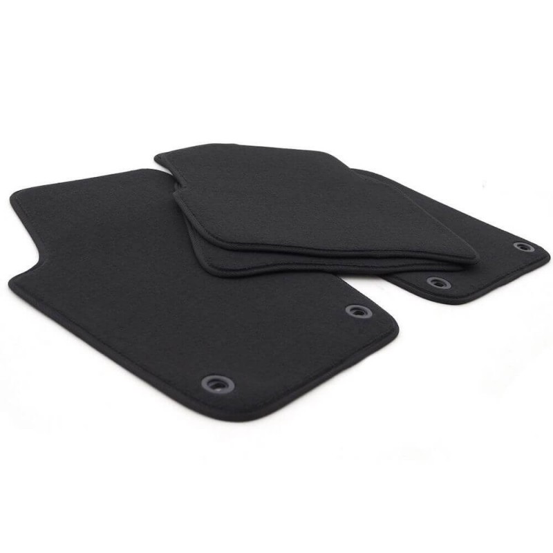 Set tapis velours noir Vw Polo 9N 9N3 (01-09)