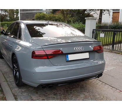 Becquet Audi A8 Berline look S Line noir brillant