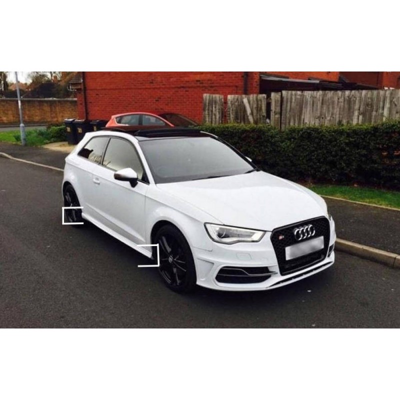 2x Bas de caisse Audi A3 8V Coupe Look S-Line (12-16)