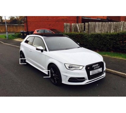 2x Bas de caisse Audi A3 8V Coupe Look S-Line 12-