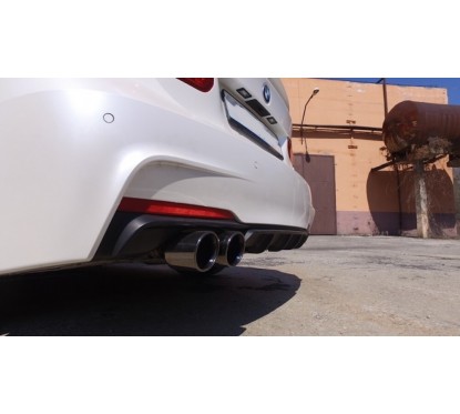 Diffuseur arriere BMW F30 F31 M Performance 12+ (2 sorties gauche)