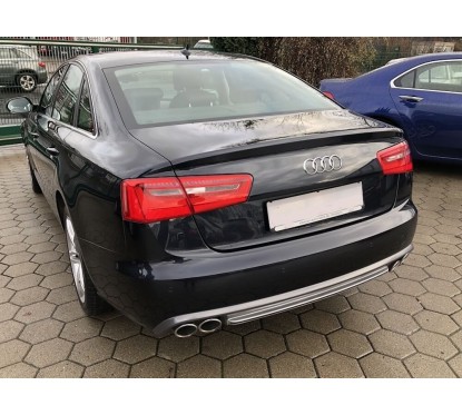 Diffuseur arriere Audi A6 C7 11-14 Berline Look S6 (2+2)