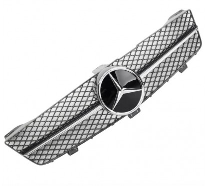 Calandre Mercedes CLS W219 AMG 08-10 NOIR ET CHROME