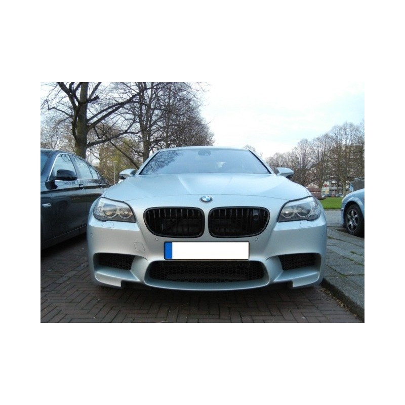 2x Grilles de Calandre Noir Mat BMW Série 5 F10 F11 F18