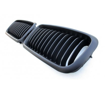 2 x Grilles de Calandre BMW E38 - Noir Mat