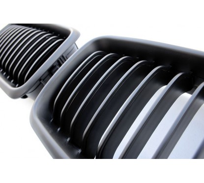 2x Grilles de Calandre BMW Série 7 E38 - Noir Mat