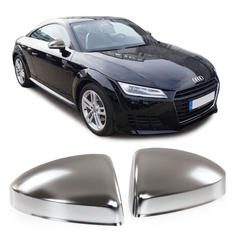 2x Coques de rétroviseurs Alu Audi TT 8S (14-18)