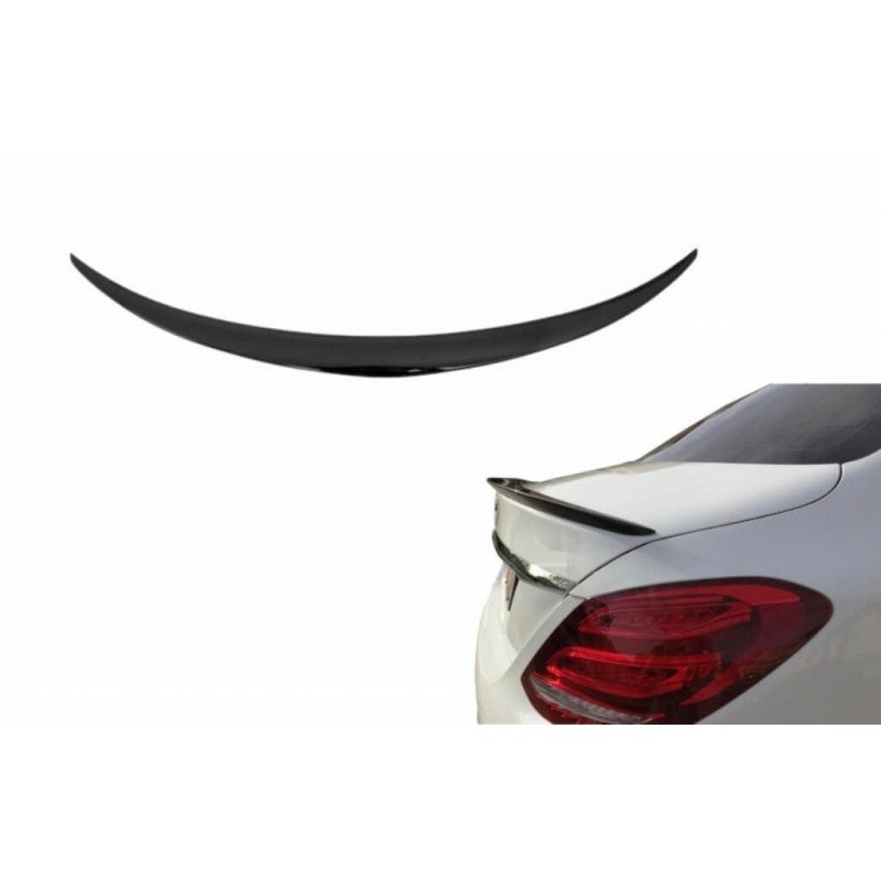 Becquet Mercedes Classe C berline W205 peint Noir brillant (14-21)