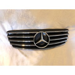 Calandre Mercedes Classe E Amg W211 noir et chrome 02-06