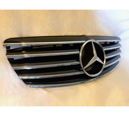 Calandre Mercedes Classe E Amg W211 noir et chrome 02-06