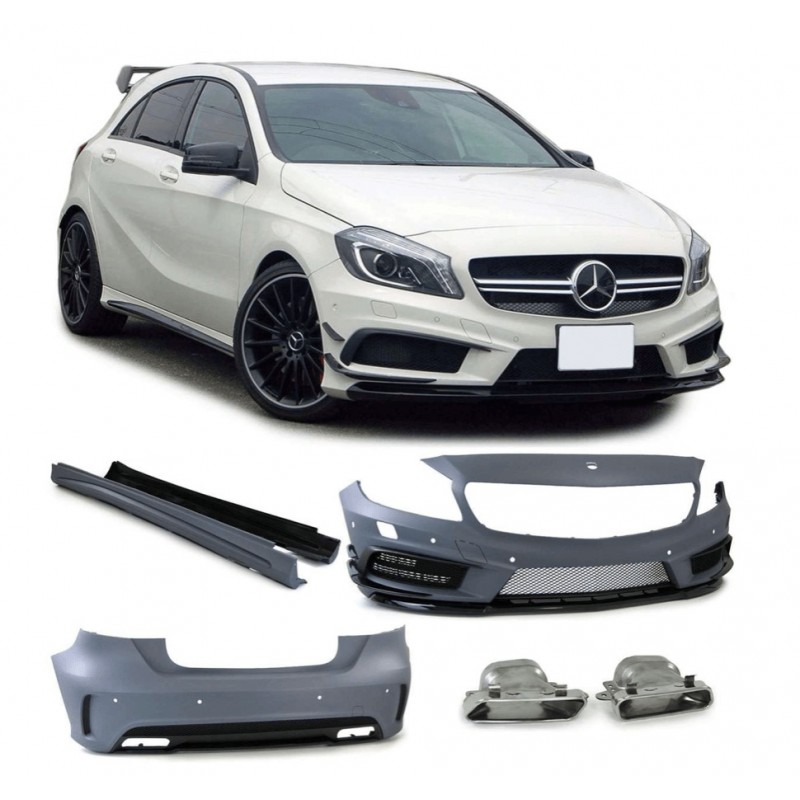 Kit Carrosserie Look A45 AMG Mercedes Classe A W176 (12-15)