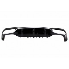Diffuseur arriere Mercedes Classe E W213 Look AMG 16+ CHROME
