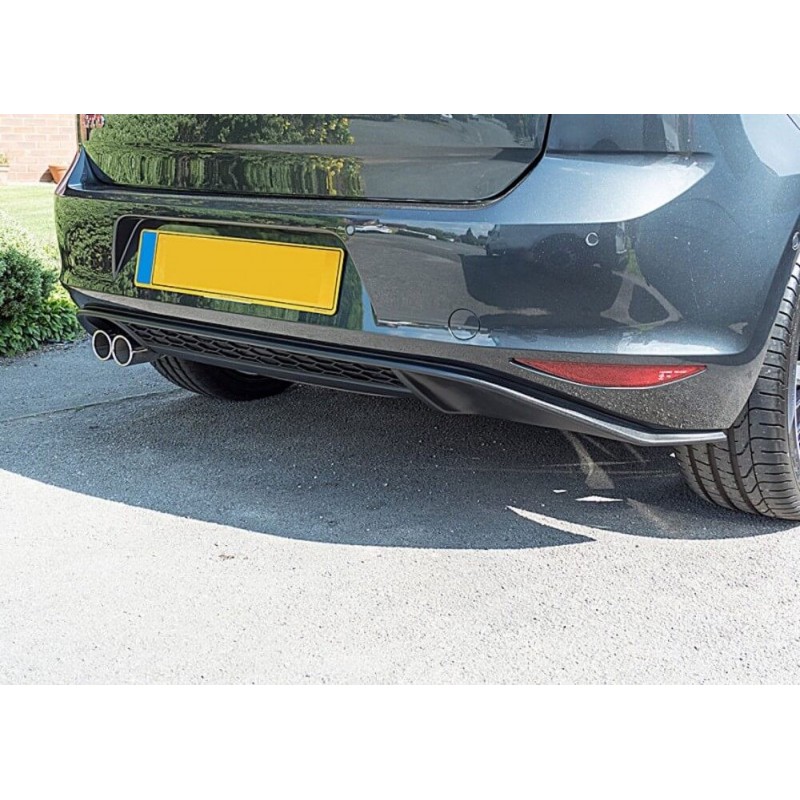 Diffuseur arrière adaptable sur Vw Golf 7 VII Look GTI (2)