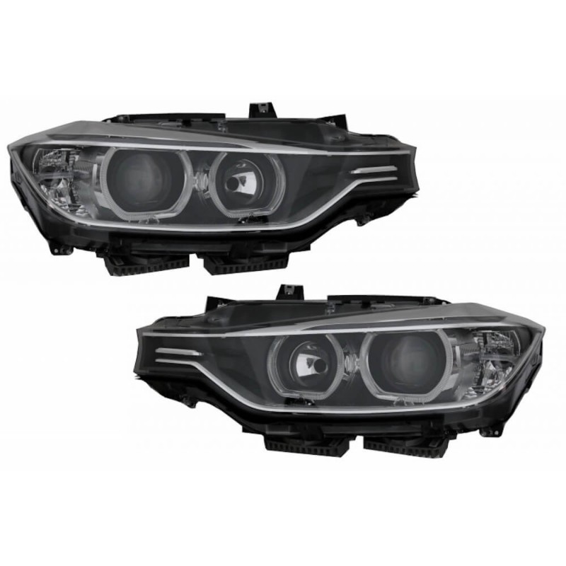 2x Phares avants LED BMW Série 3 F30 F31 Look Xénon (11-15)