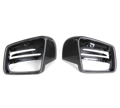 2x Coques de retroviseurs en carbone Mercedes G W463, GL X166, GLE W166