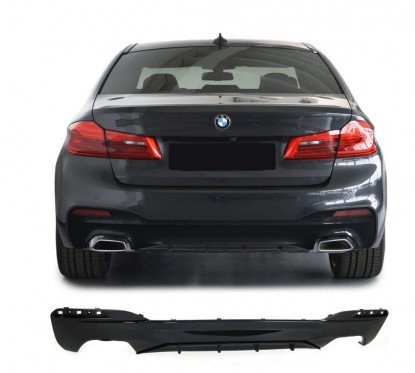 Diffuseur arrière BMW serie 5 G30 G38  Noir Brillant 16+