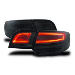 2x Feux arrieres fumés LED Audi A3 8P Sportback look Facelift 04-08 + Adaptateurs