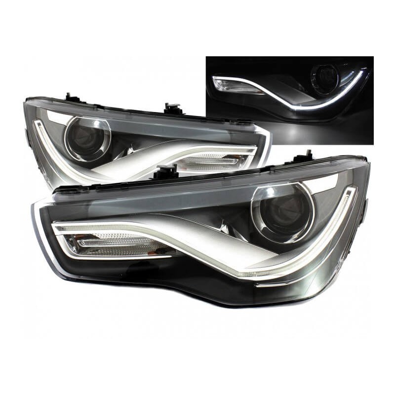 2x Phares LED Audi A1 8X look Xenon (10-15)