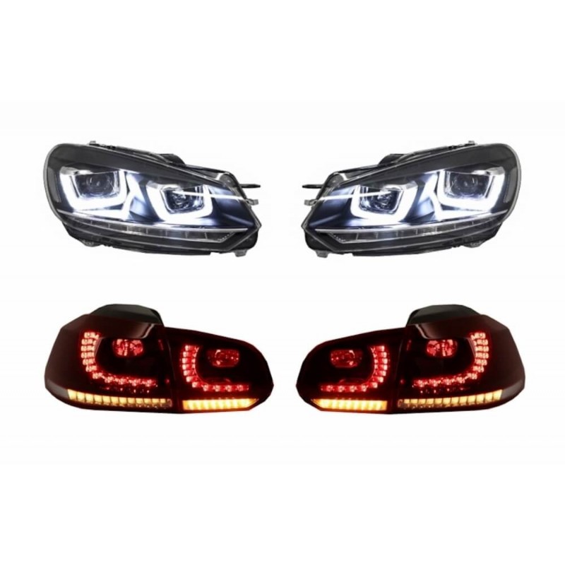 Pack Feux + Phares Vw Golf VI 6 FULL LED 08-13 - MN Automotiv