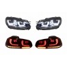 Pack Feux + Phares adaptables sur Vw Golf VI 6 FULL LED 08-13