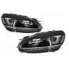 Pack Feux + Phares adaptables sur Vw Golf VI 6 FULL LED 08-13
