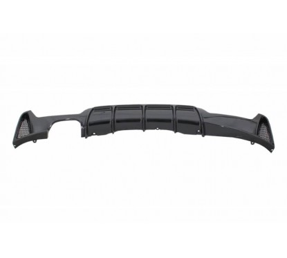 Diffuseur arriere noir brillant BMW serie 3 F30 F31 look M Performance 11+