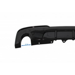 Diffuseur arriere Noir Brillant BMW F10 F11 M Performance 10-16 (1+1)