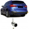 Embout d'echappement chrome BMW X1 F48 14+