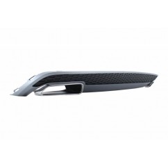Diffuseur arriere + Echappements Audi A6 4G Look S6 Facelift 11-14 (1+1)