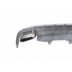 Diffuseur arriere + Echappements Audi A6 4G Look S6 Facelift 11-14 (1+1)