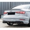 Becquet ABS noir brillant Audi A3 S3 8V Berline S-Line 12-
